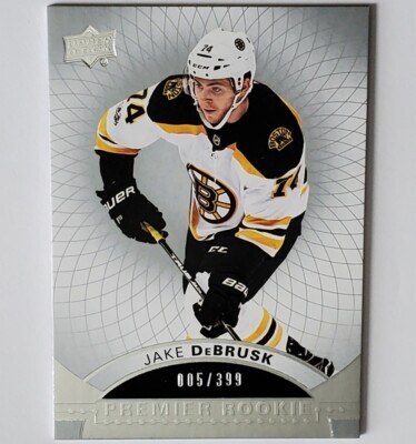 JAKE DEBRUSK 2017-18 Upper Deck Premier Hockey Rookie Card #65 Silver 005/399