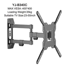 Ultra Slim TV Wall Mount - Full Motion Articulating Arm Swivel Tilt TV Bracket