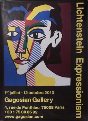 ROY LICHTENSTEIN EXPRESSIONISMUS PARIS AUSSTELLUNG 2013 - SELTENES ORIGINAL P...