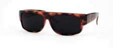 Demi Tortoise Locs Sunglasses Dark Lens Mad Dogger Cholo Lowrider OG Gafas Shade