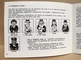 HOGAN'S ALLEY FRENCH /ENG Instruction Manual - no game .... NES Nintendo