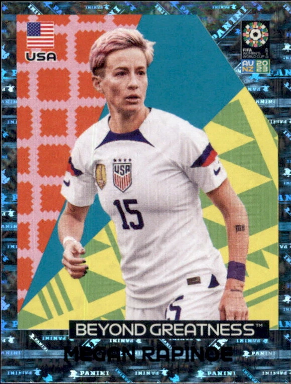 PANINI Frauen Women WM World Cup 2023 Sticker 293 - Megan Rapinoe - USA