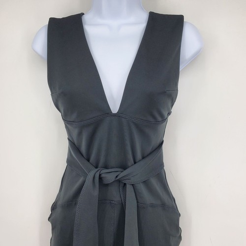 Free People Movement sportlicher Damen-Overall schwarz Einteiler Taille zum Binden Small - Bild 8 von 11