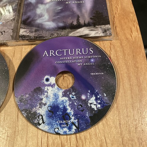 Arcturus - Aspera Hiems Symfonia Constellation My Angel 2CD 1st US press ulver - Foto 3 di 7