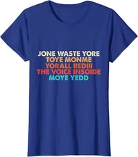 Don't Waste Your Time On Me I Miss You Lyric Ladies' Crewneck T-Shirt