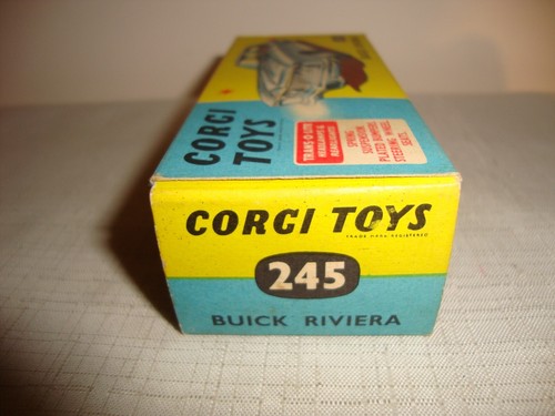 Original CORGI 245 BUICK RIVIERA - EXCELLENT in original BOX - Picture 11 of 12