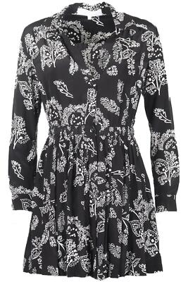 THAKOON ADDITION BEDRUCKTES SEIDENMINIKLEID US 2 UK 6
