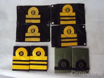 Rnr Ranks Genuine Royal Navy Reserve RNR Rank Slides / Epaulettes Assorted Ranks ...