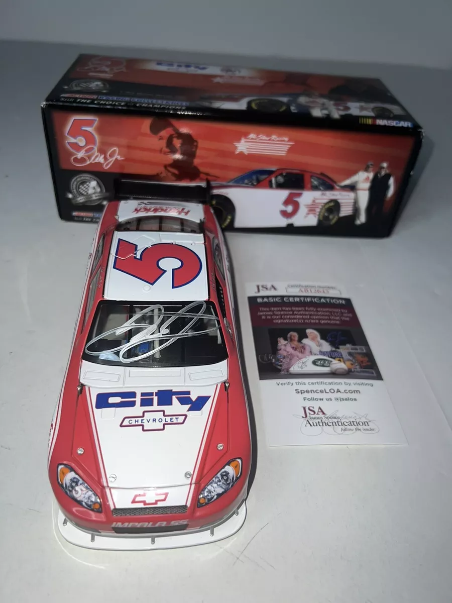 Dale Earnhardt JR Autographed 5 Signed 1 24 Nascar Diecast JSA COA