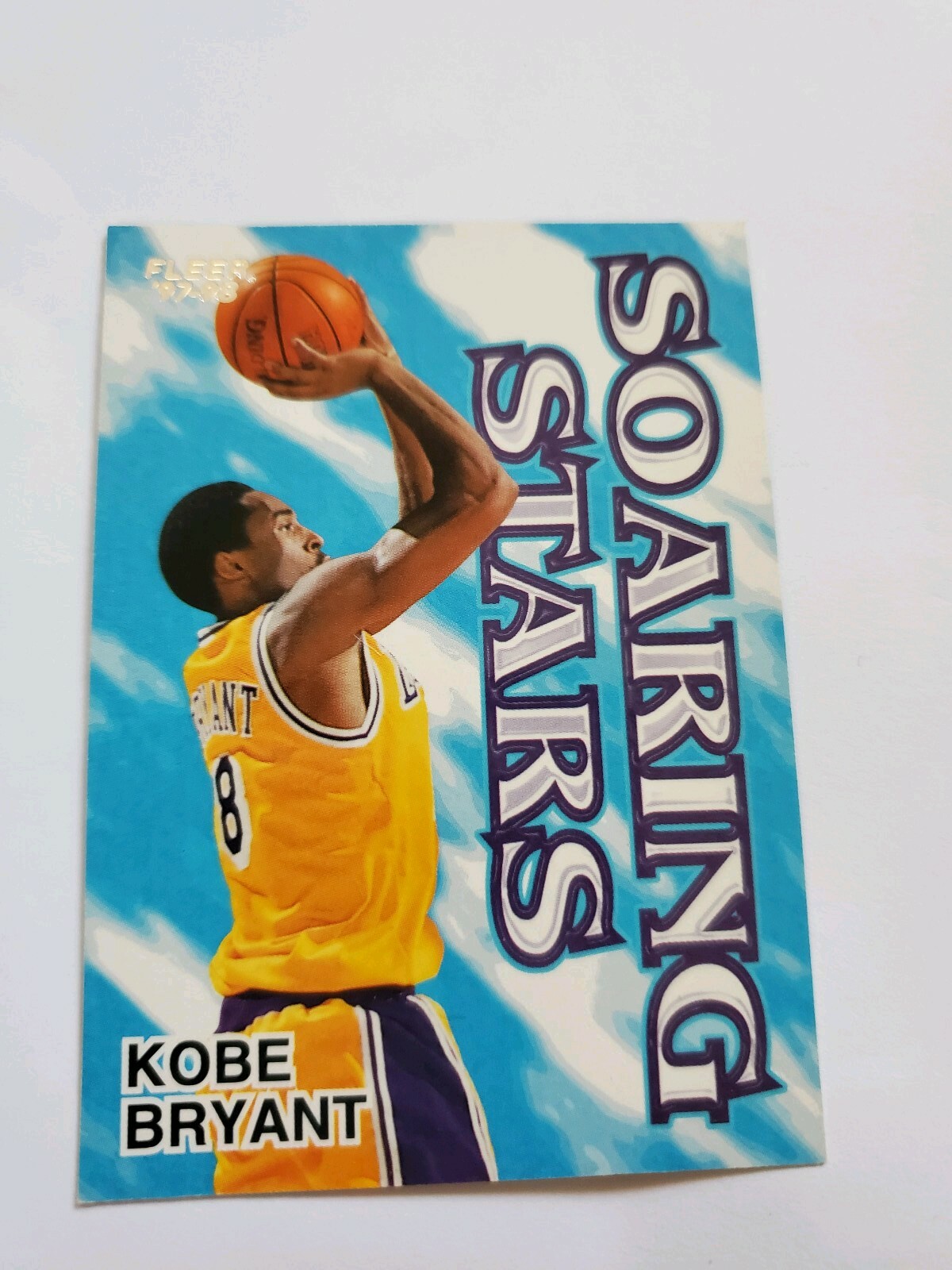 1997-98 Fleer High Flying SOARING STARS #4 Kobe Bryant LA Lakers 2nd year