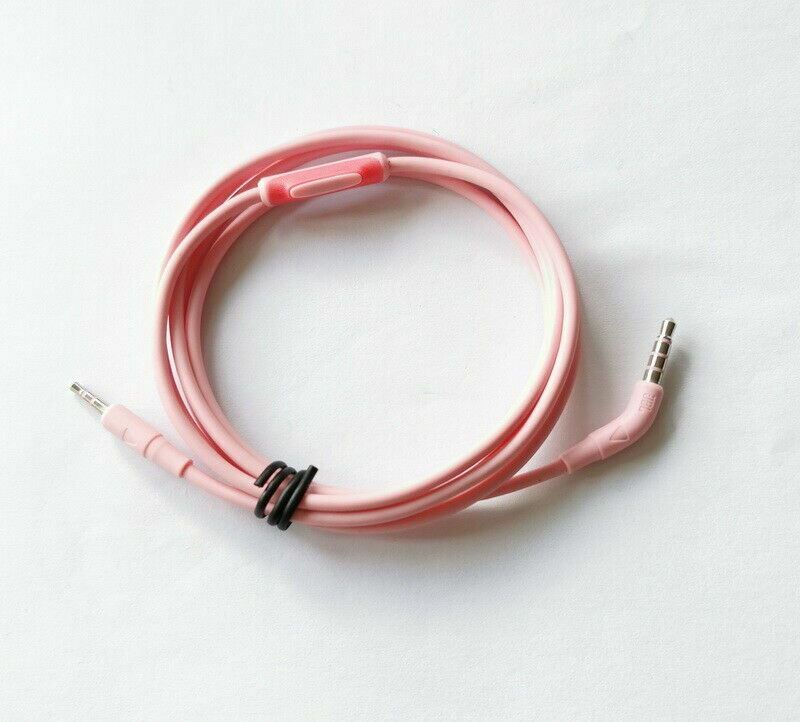 Pink Audio AUX Cable with remote For JBL Everest 300 310 700 710