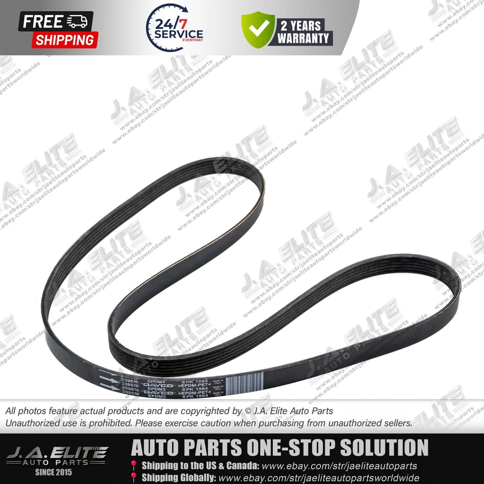 Cinturón de conducción serpentino compresor genuino para Maserati Quattroporte GT 239616 Foto 4 de 4