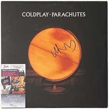Chris Martin Signed Coldplay Parachutes Vinyl Record JSA COA VV69686