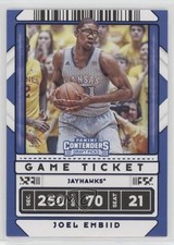 2020-21 Panini Contenders Draft Picks Game Ticket Blue 2/99 Joel Embiid #15 o7m