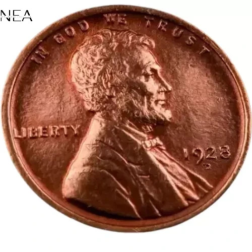 1928-D Lincoln Wheat Penny Cent ~ Gem BU (red) ~ Better Date!