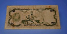 Venezuela 20 Bolivares 1987 Vintage Collectible Banknote Currency
