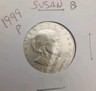 1999 P Susan B Anthony Liberty Collectors Coin Philadelphia Susan B Anthony