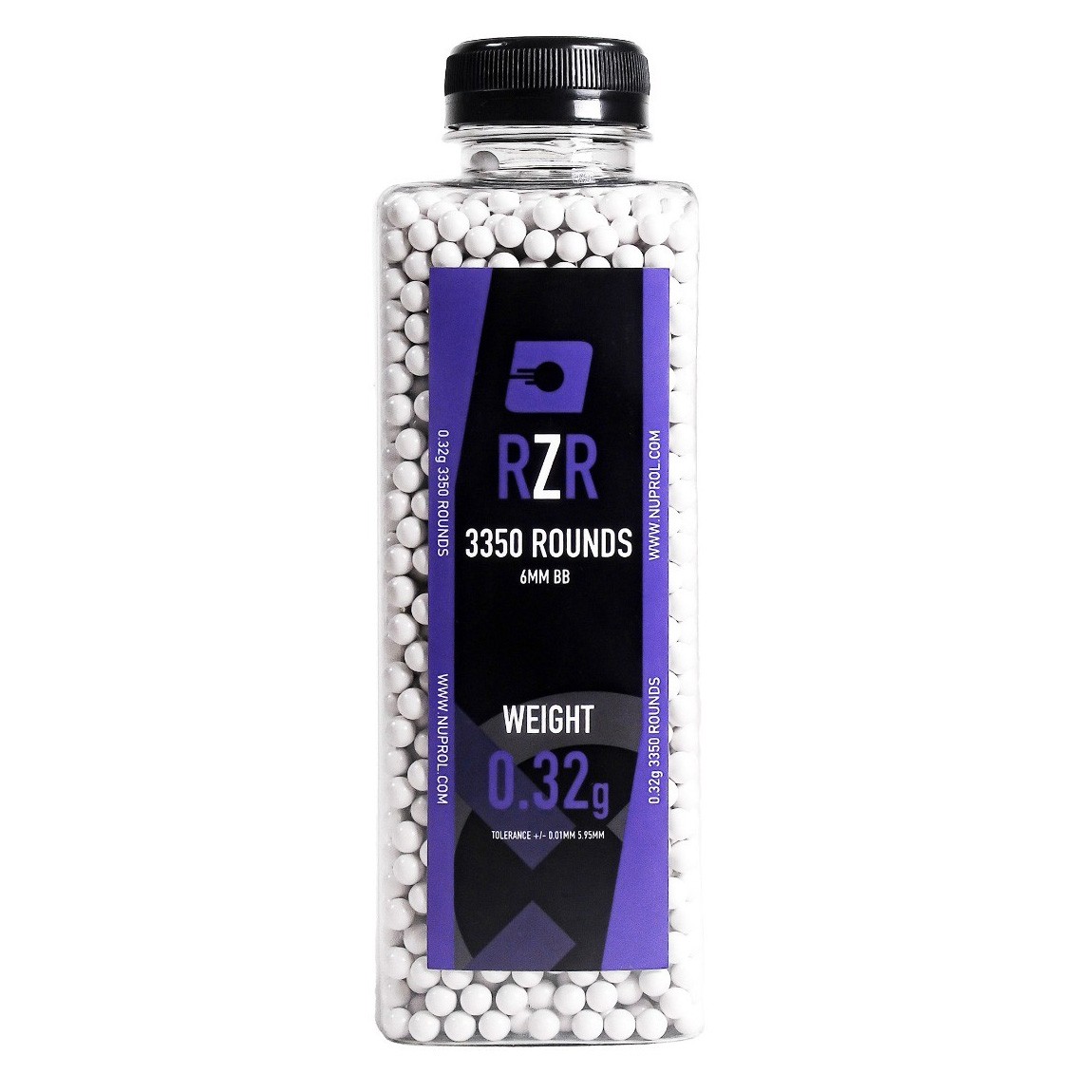 Nuprol RZR 0.32g Biodegradable Airsoft BB's - 3350 Rounds