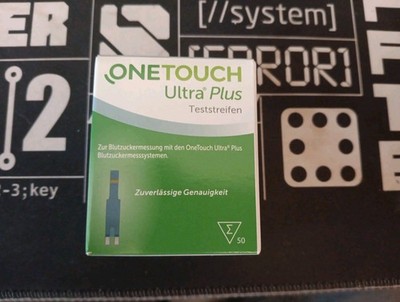 1x OneTouch Ultra Plus Blutzucker-Teststreifen 1x50 St.  Neu Ovp Mhd 28 2.2026