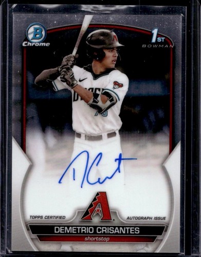 Demetrio Crisantes 2023 Bowman Chrome #CPA-DCS 1. Prospekt Auto B