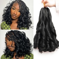 French Curl Braiding Hair 12 Inch Curly Braiding Hair 8 Packs Pre Stretched Fren