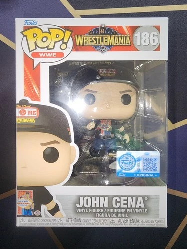 JOHN CENA #186 Funko Pop! WWE Vinyl Wrestlemania 41 Las Vegas Fanatics Exclusive