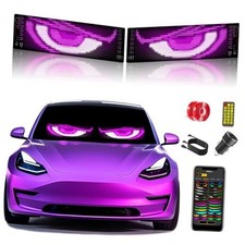 Devil Eyes Light for Cars 2-Pack 15''x4'' Dual LED Eyes for Car Windshield