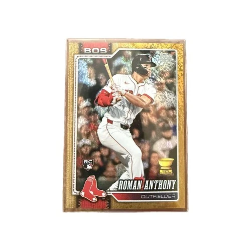 2026 Topps Series 1 Roman Anthony RC #189 – Gold Sandglitter Foil /50