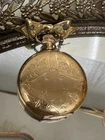 Antique Waltham Pocket Watch Gold Filled Hunter Case 2.25” Running
