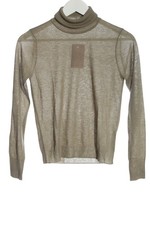 ZARA Maglione dolcevita Donna Maglione Taglia IT 40 cachi stile semplice