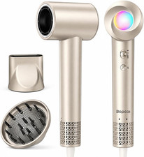 Ionic Hair Dryer with Diffuser, 160,000 RPM High Speed Blow Dryer for Women
