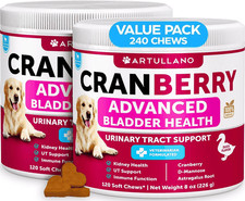 Dog UTI Treatment Cranberry Supplement and Bladder Control for Dogs UTI