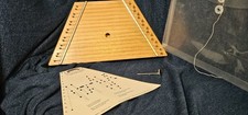 Vintage The Greenhouse Crafts Shop Music Maker Type Zither w/Song Sheet, Pick