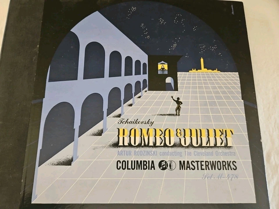 1941 Edition TCHAIKOVSHY Romeo & Juliet 78RPM Record SET Columbia MASTERWORKS VG - Image 2 of 4