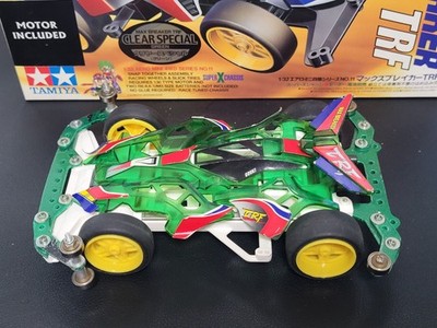 Use Built Tamiya 1/32 Mini 4WD Max Breaker TRF Clear Special Green