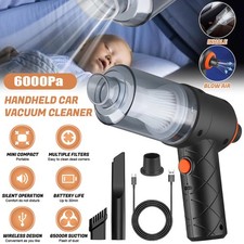 120W Car Vacuum Cleaner Air Blower Wireless Handheld Rechargeable Mini Duster