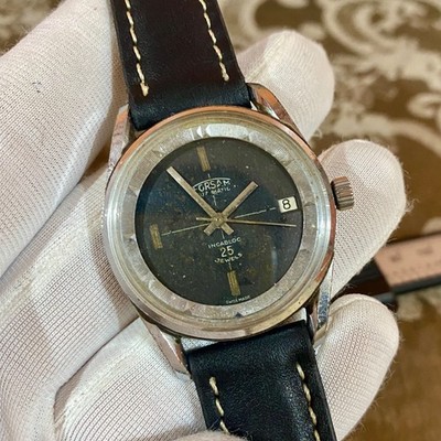 Vintage Polerouter FORSAM Men's Watch Automatic Incabloc Date Indicator Swiss