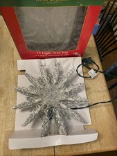 Kurt S. Adler 15-Light Star Tree Topper in Box Christmas
