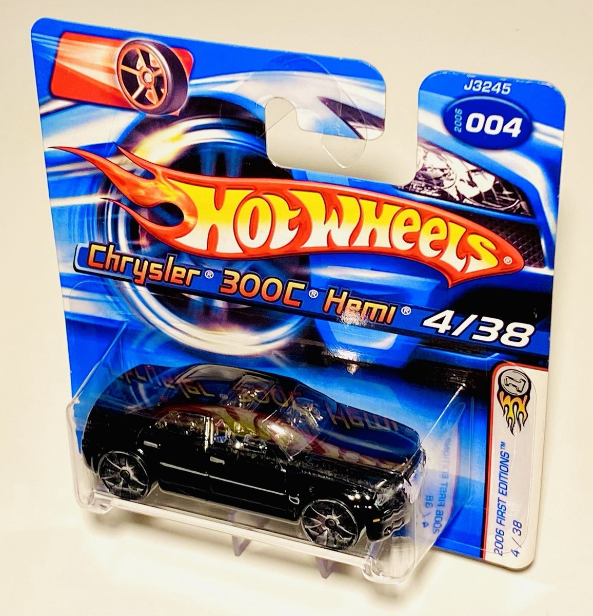Hot Wheels 2006 First Editions Chrysler 300C Hemi 4/38 Black Short