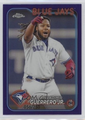 2024 Topps Chrome Purple Refractor /250 Vladimir Guerrero Jr #78 1dq4