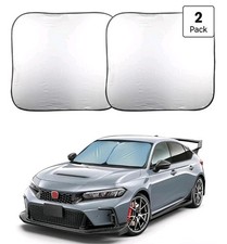 New Nip Econour 2-piece Foldable Car Front Window Sun Shade 23.5 In X 29.0 In New Nip Econour 2-piece Foldable Car Front Window Sun Shade 23.5 In X 29.0 In