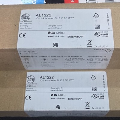 ifm electronic AL1222 IO-Link Master Controller Platform EtherNet/IP Module