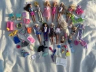 Barbie, Tommy, Kelly Vintage Mattel Doll Lot 1970-90s w/ Clothing, Accessories