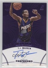 2014-15 Panini Preferred Rookie Revolution Purple 19/20 TJ Warren #378 Auto m5m