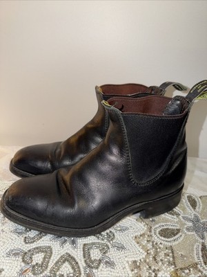Vtg R.M. Williams Black Leather Boots Sz 5.5 Mens. W7.5-8 