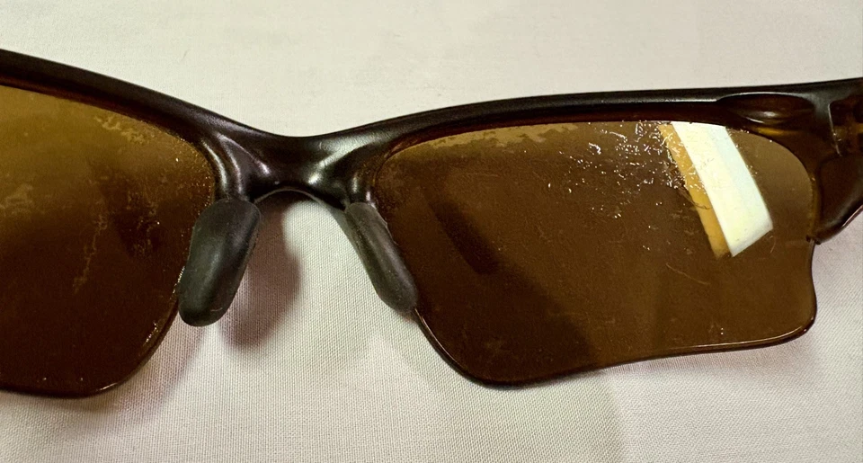 Media chaqueta Oakley 03-651 1,0 XLJ Rootbeer con lente de iridio polarizado dorado  Foto 3 de 4