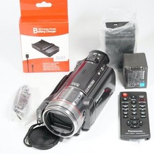 USED Panasonic HDC-TM350 Gray Full HD Camcorder 12x Optical Zoom 64GB Japan