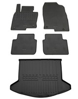Gummi FußMatten Kofferraumwanne FüR Mazda CX-5 KF Ab 2017- Gummimatten Set
