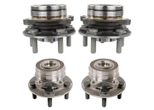 Front & Rear Wheel Hub Bearings Kit For Ford Explorer 2020-2025 All Wheel Drive