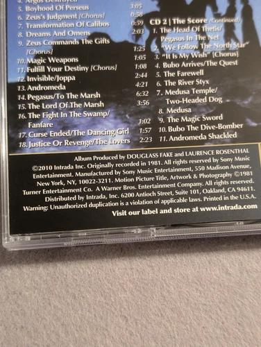 Clash Of The Titans - Rosenthal (2010, 2-CD Set) Intrada #150 London Symphony - Picture 7 of 8